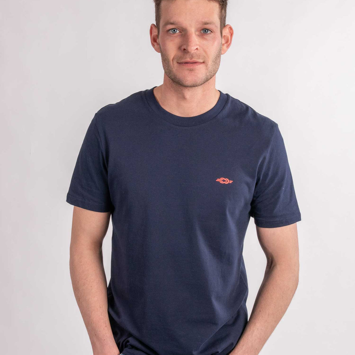 organic cotton striped nautical tees - blue/natural main image 0
