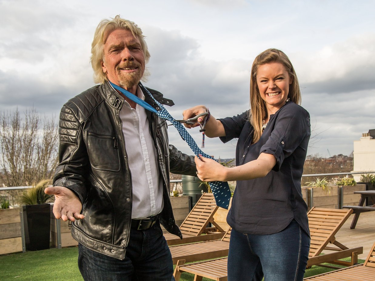 Sir Richard Branson supports REEF KNOTS and BLUE