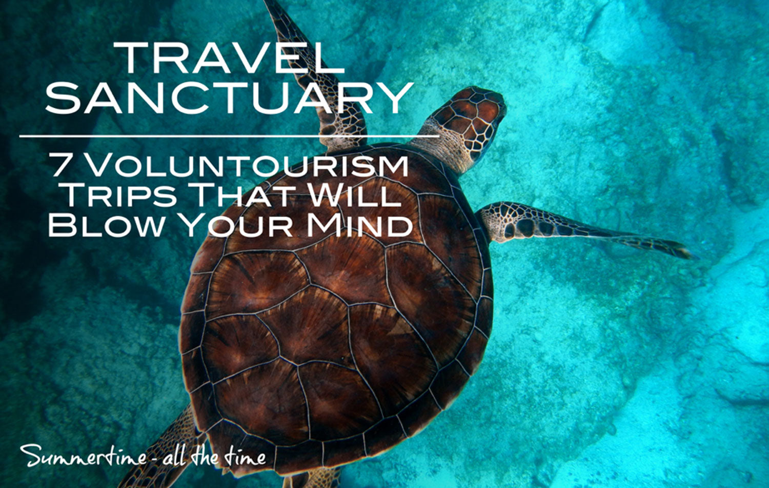 7 Voluntourism Trips That Will Blow Your Mind