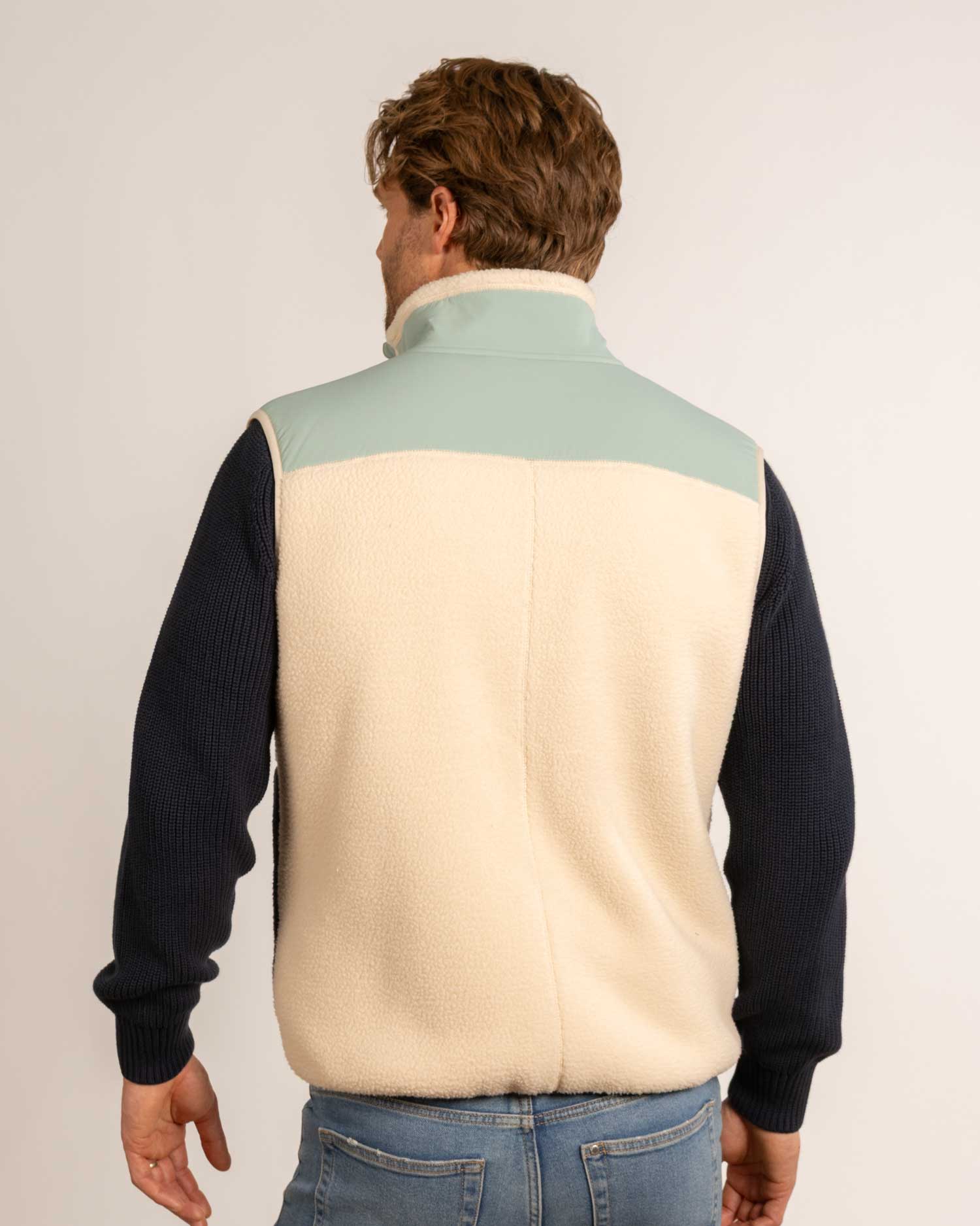 Langdale Recycled Fleece Gilet - Cream – ReefKnots