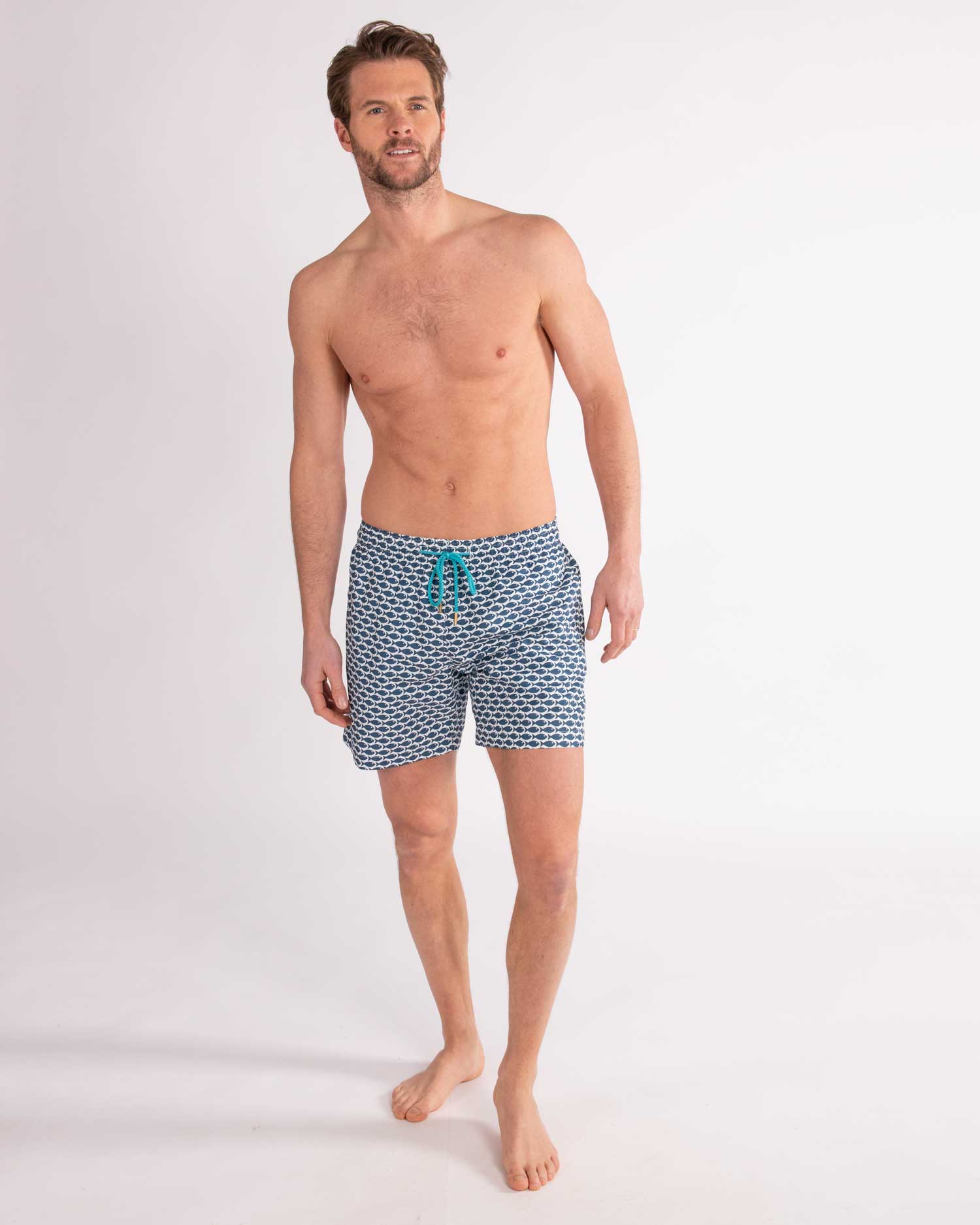 Swim Shorts Recycled Ocean Plastic Swim Shorts Sustainable Swimwear ReefKnots