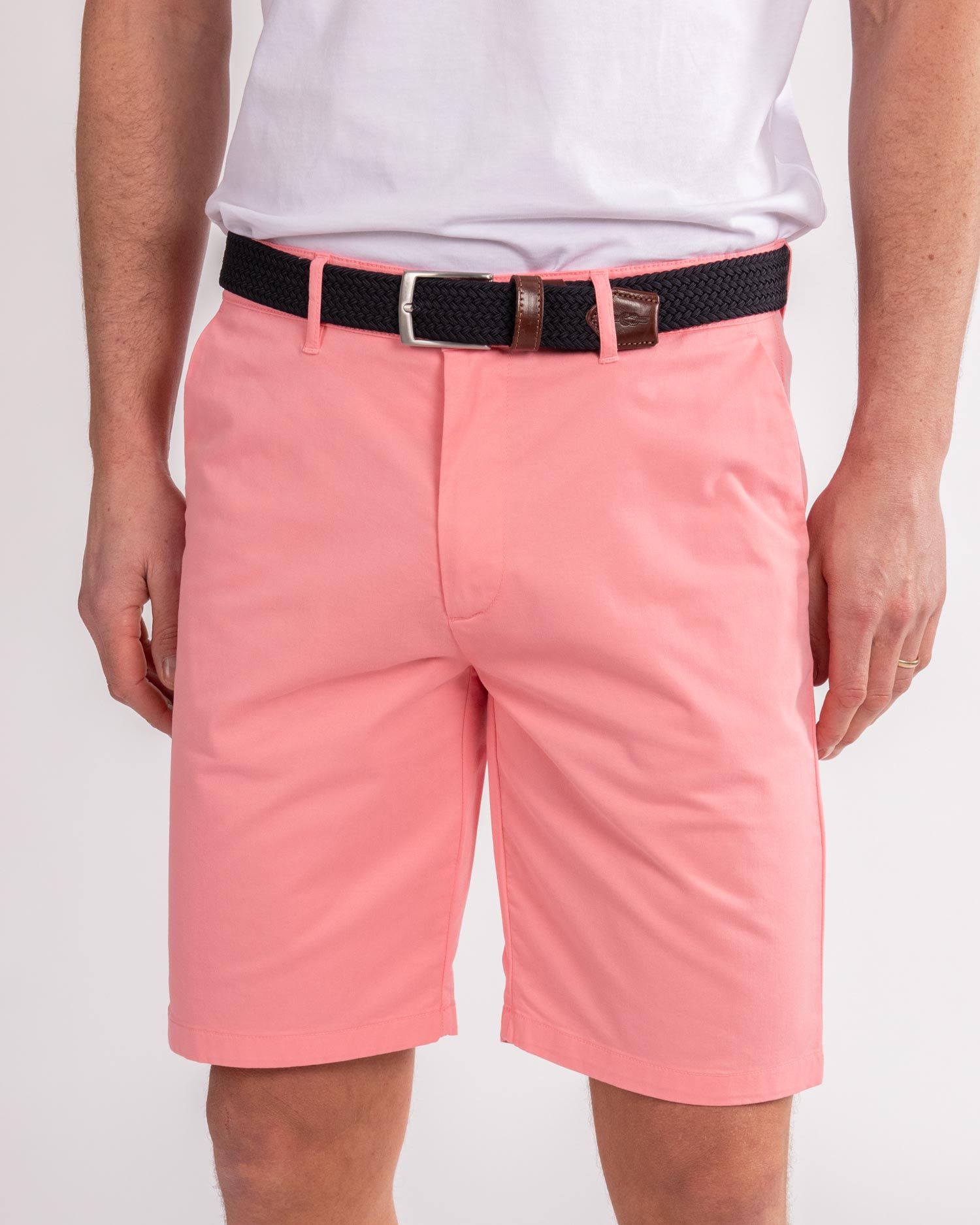 Salmon Cotton Shorts 9 leg ReefKnots