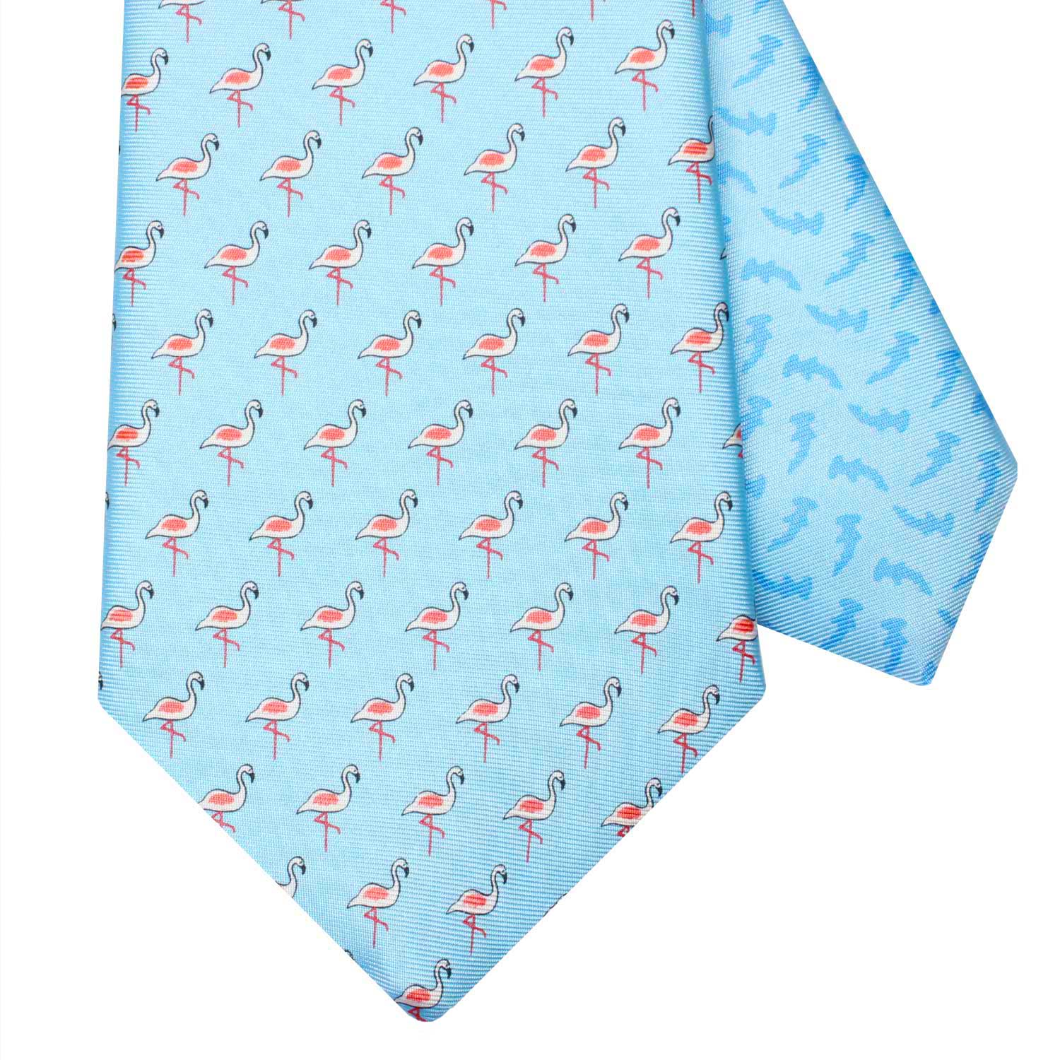 Tie - Light blue silk tie