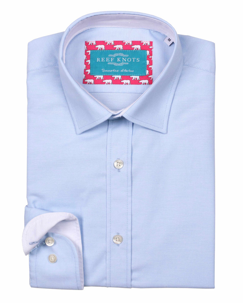 Blue Oxford Shirt - Traditional Collar Shirts